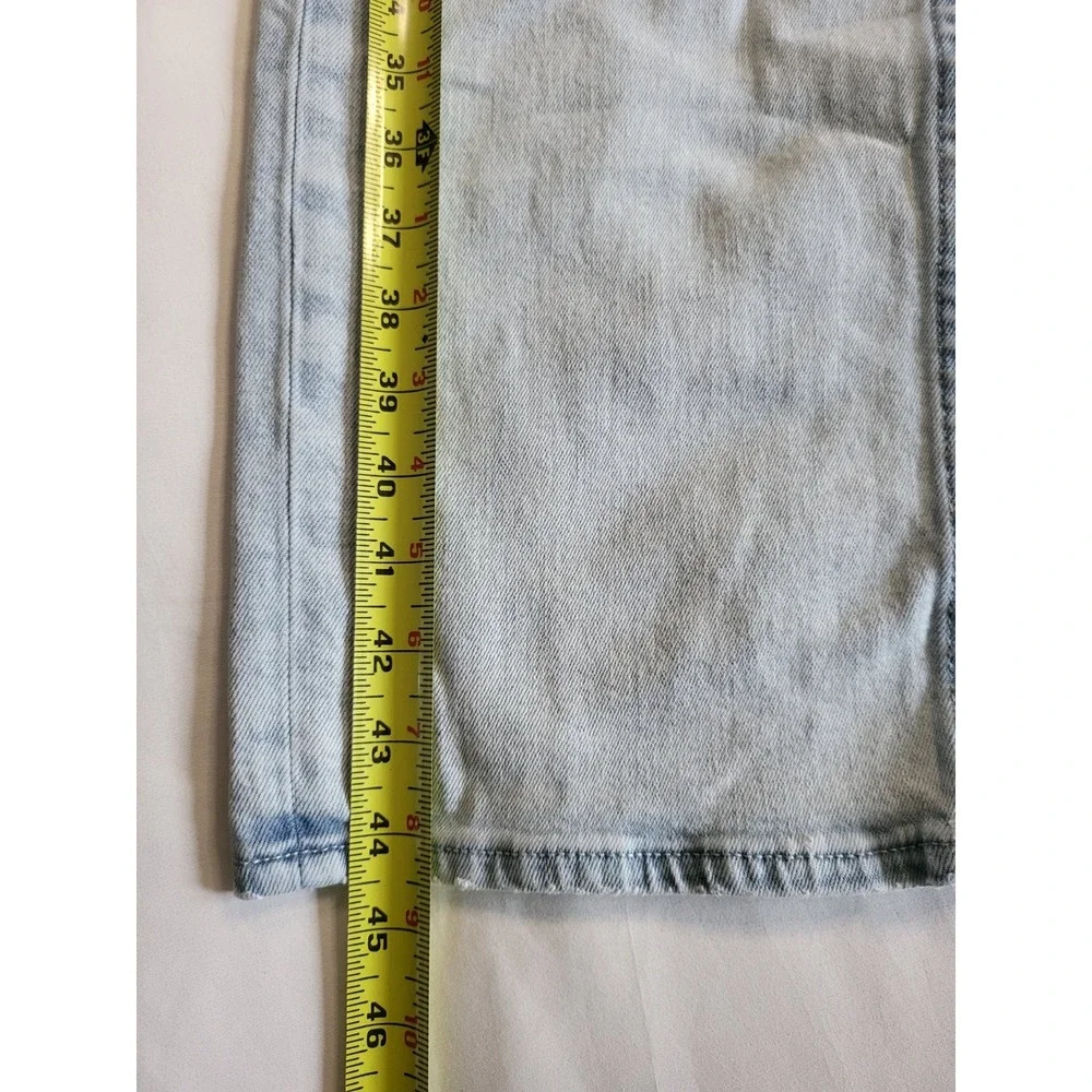 True Religion Ricky Relaxed Straight Jeans Mens Size 46 Light Wash Flap Pocket